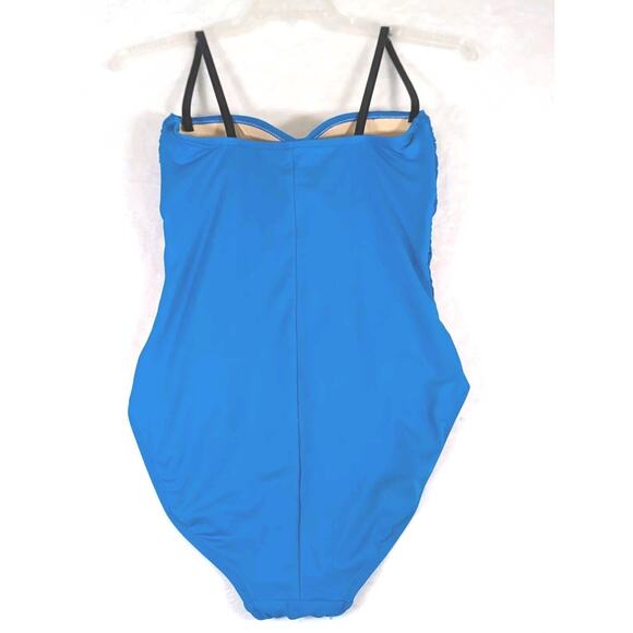 La blanca swimsuit one piece Black straps Sz 12 Clean Good condition Straps Sewn - Picture 2 of 9